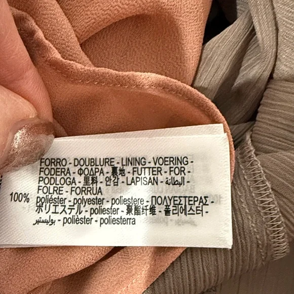 Zara | Strappy Georgette Maxi Dress with Flared Hem - Picture 9 of 10